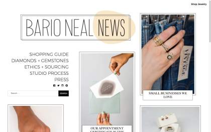 Bario Neal Blog Gema Showcase Desktop view