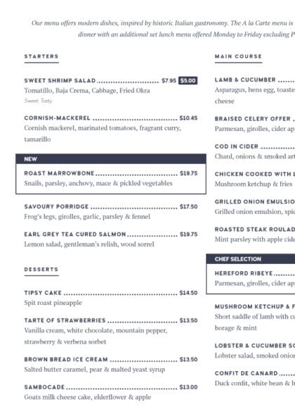 Osteria restaurant and cafe WordPress theme Tablet View