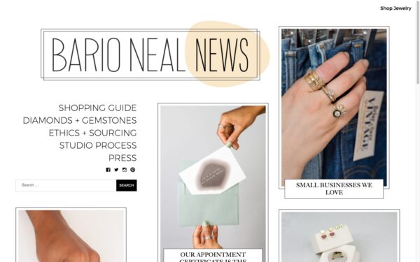 Bario Neal Blog Gema Showcase Desktop view