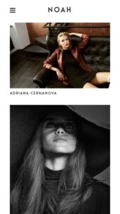 Mobile Responsive View for Noah Lite a free WordPress theme for photographers